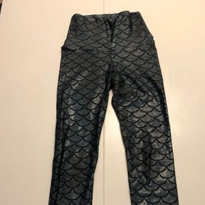 Emily Hsu Pure Barre Yoga Mermaid Leggings